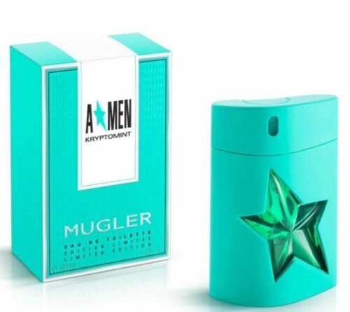 A MEN Kryptomint Thierry Mugler 3.4 oz Eau de Toilette spray Cologne 100ml NIB  - 第 1/1 張圖片