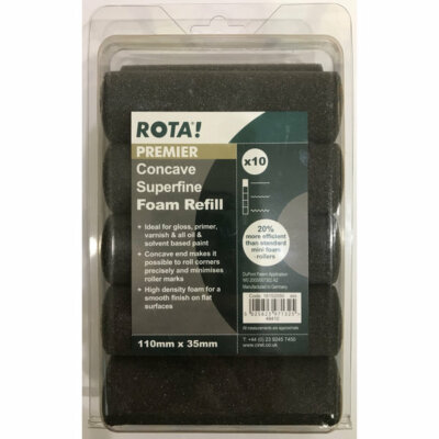 4'' Rota Concave Superfine Roller Nachfüllpack Mini Roller Epifanes empfohlen