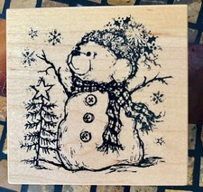 Psx Snow Bear Christmas G-2044 Wood Mounted Rubber Stamp Usa Mint Psx Snow Bear Christmas G-2044 Wood Mounted Rubber Stamp Usa Mint