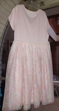 Wonder Nation Girl's Party Dress Large 10-12 Plus Pink NWT