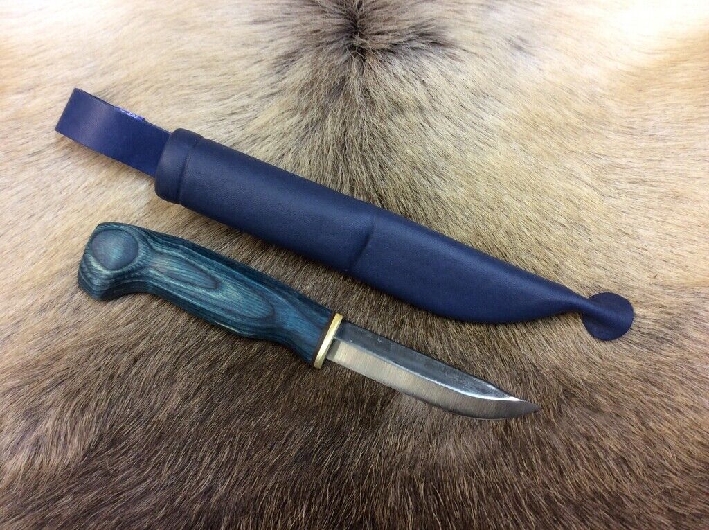 Wood Jewel 23BLUE Scandinavian Knife Imported from Finland