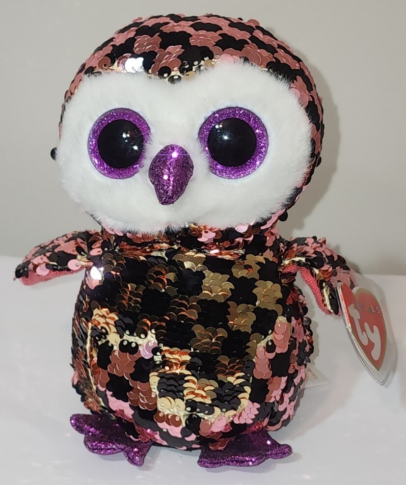 Ty FLIPPABLES CHECKS the Owl Sequins 6