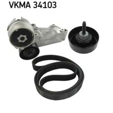 SKF Keilrippenriemensatz VKMA 34103