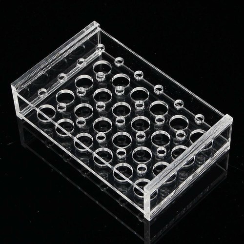 24 Holes Test Tube Rack Testing Tubes Holder Storage Plastic Lab Supplies NEW - Picture 12 of 12
