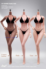 1/6 Suntan/Pale /Normal Large Bust Seamless Female Flexible Action Figure Body