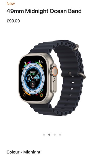 Genuine Apple Watch Ultra OCEAN Band Strap 49mm 46mm 45mm 44mm - ALL COLOURS - Picture 15 of 62
