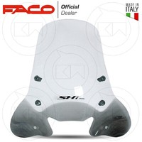 Faco Windschutzscheibe Parabrezza + Halterungs-Kit FüR Honda SH 125-150 IE 2005
