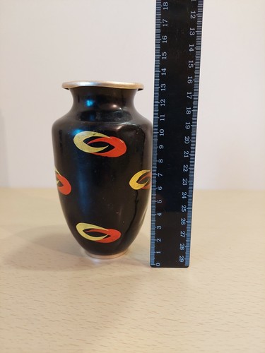 Soviet Vintage Vase Enamel. USSR 70s Original. #2 - Picture 12 of 12