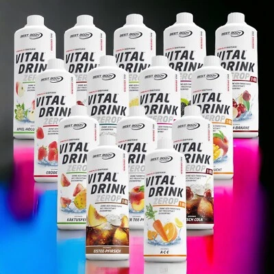 Best Body Nutrition Low Carb Vital Drink Mineraldrink Sirup 1 Ltr 11,94€/ 1 Ltr