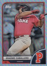 ERASMO CABALLERO TOPPS WBC WORLD BASEBALL CLASSIC FOIL BASE PANAMA #5 2023 23