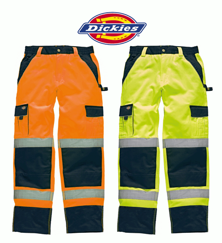Dickies Industry Hi-Vis Trousers High 