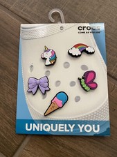 Image of Genuine Crocs Jibbitz Fun Charms - 5 Pieces/pack Young Girl Cartoon Pack