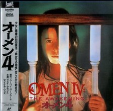 OMEN IV: THE AWAKENING -  Japanese original Vintage  LASER DISC