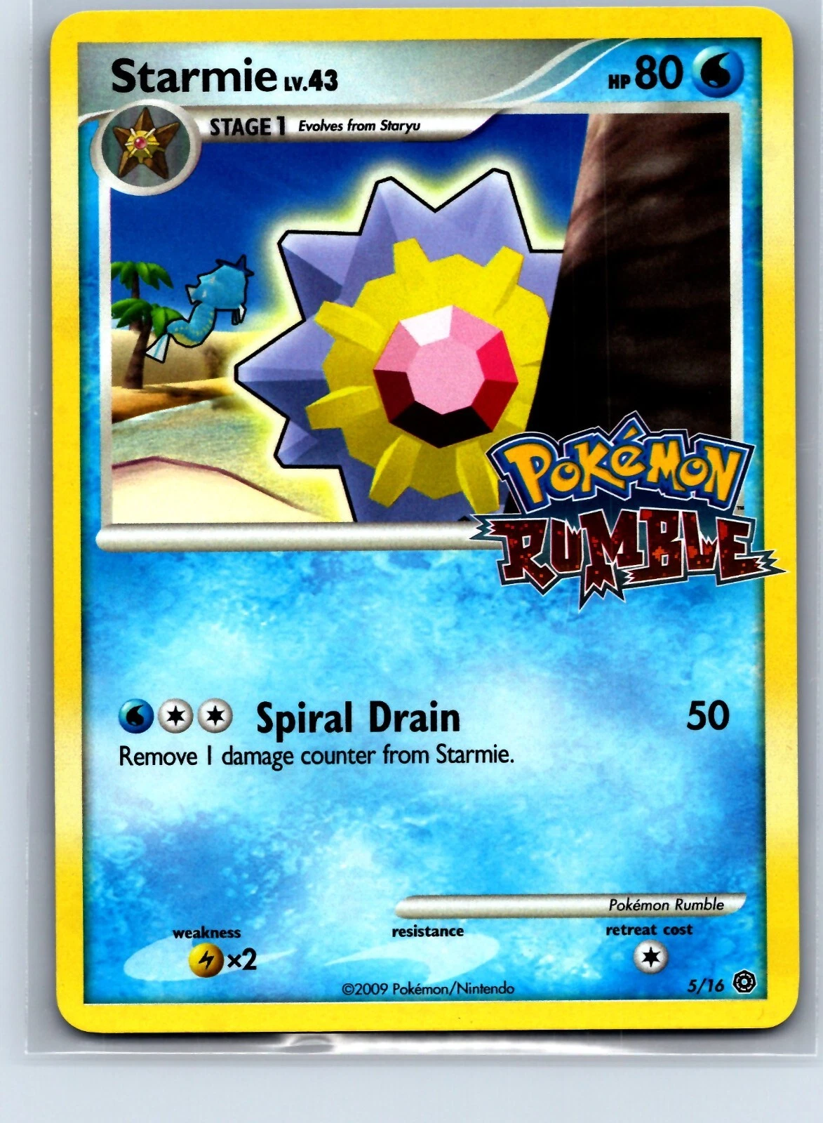 Deal for Starmie 5/16 Pokemon Rumble Regular - LP