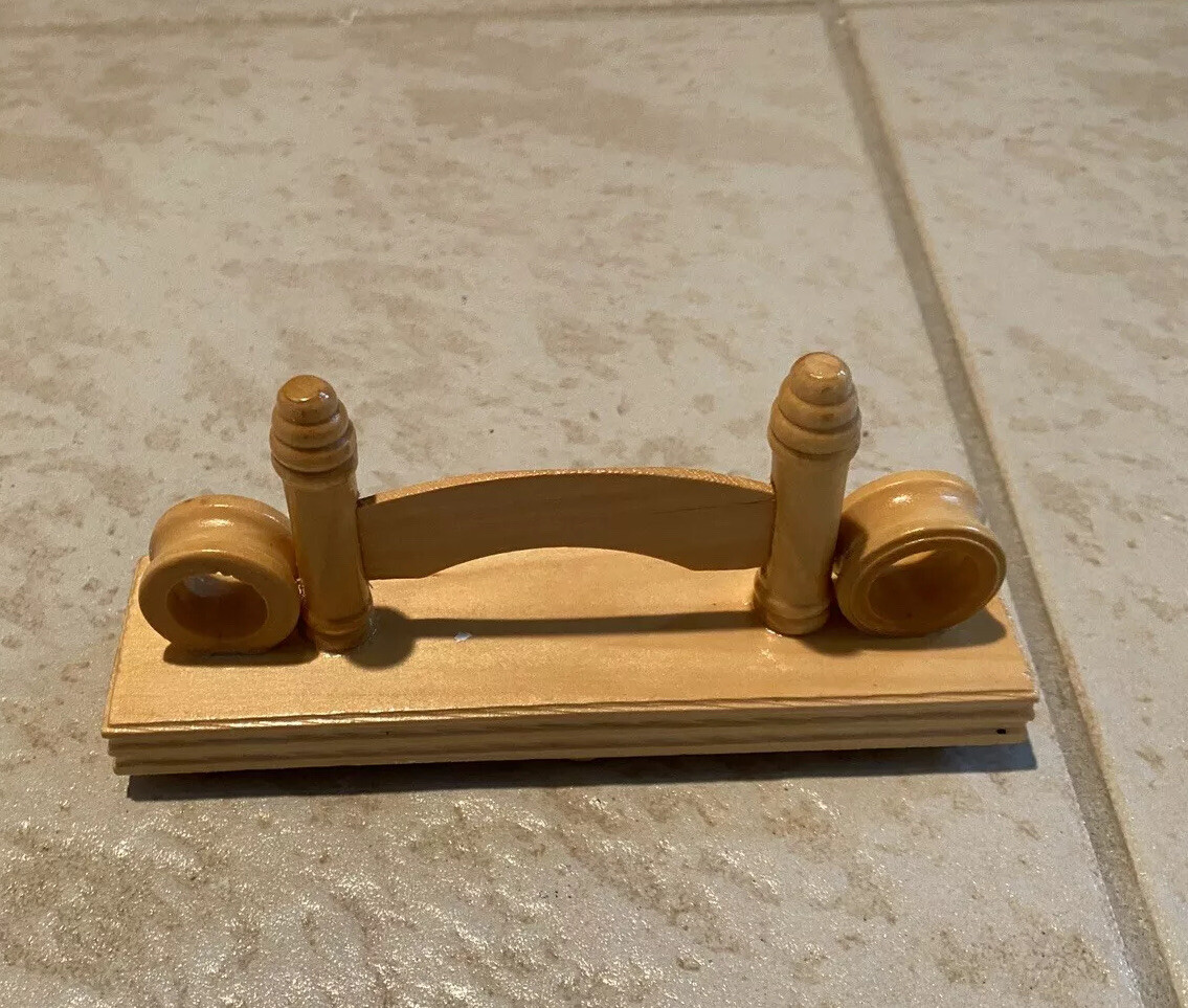 Wooden Hand Fan Holder Durable Wood Folding Fan Stand Decor Display