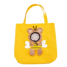 Cats and Dogs Tote Bag Carrier Pet Canvas Bag Shoulder Bag Can Be Exposed