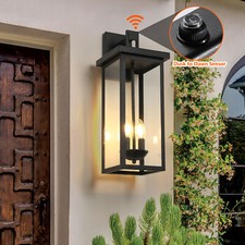 2 Pack 22'' Modern LED Wall Light Outdoor Waterproof Dusk to Dawn Sconce Fixture
