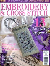 Embroidery Cross Stitch Magazine Vol. 13 No. 5 - 13 Amazing Projects