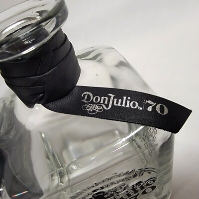 Don Julio 70th Anniversary Empty Tequila Bottle 750 Ml for