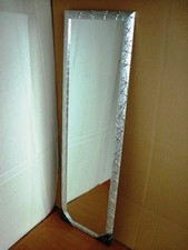 Specchio a Parete Design per Camera Bagno Ingresso Negozi colore argento
