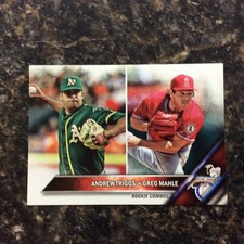 2016 Topps Update US63 Rookie Combos Andrew Triggs Greg Mahle