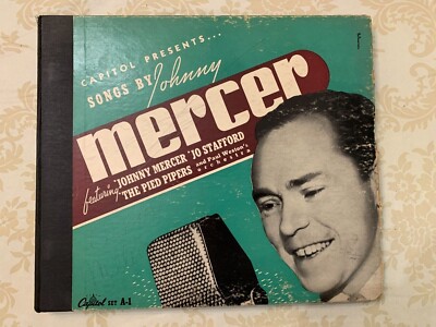 Capitol Records Johnny Mercer Set A-1  Very Good Condition 4 records