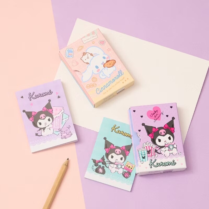 Sanrio Kuromi Cinnamoroll MINI Note Memo Books Message Cute Set