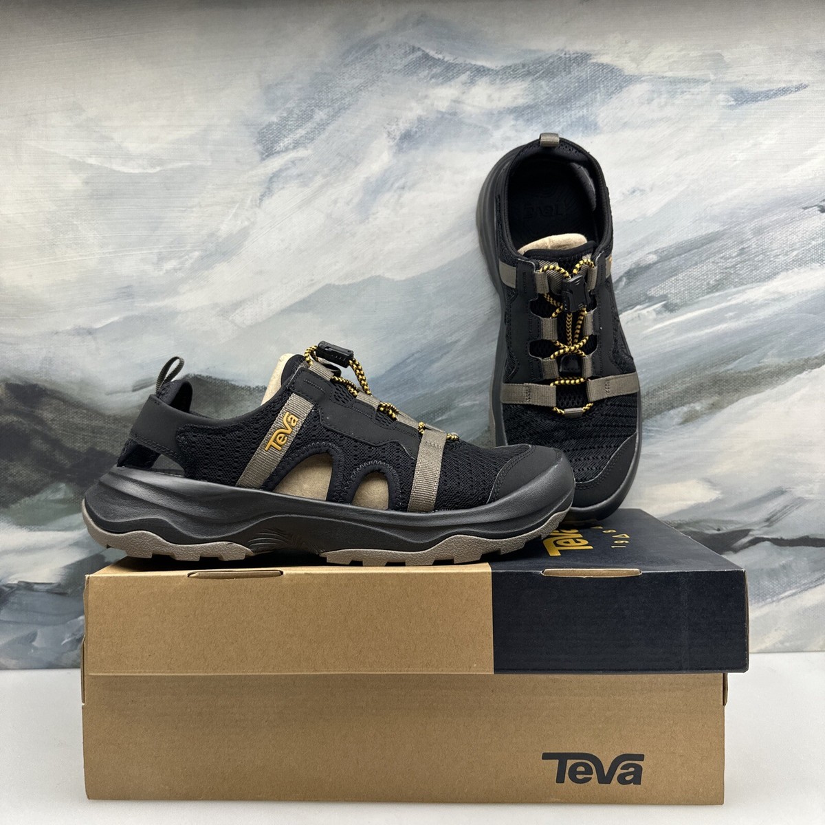 Teva Men's Outflow CT Water Sandals Shoes Black Size 8,5.New | eBay