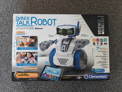 Clementoni Cyber Talk Roboter Science Kit Interaktives Spiel Walkie Talkie Bluetooth