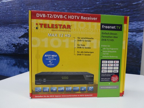 Telestar Digistar T2 Ir Dvb T2 Hd Telestar Multi-Receiver Max DVB-T2 HD / DVB-C Receiver. Schwarz