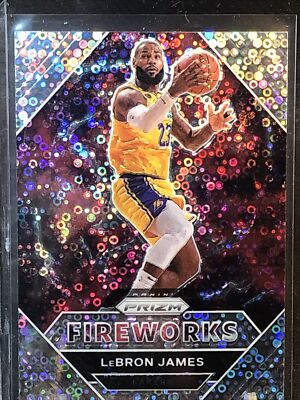 2020-21 Panini Prizm Fireworks Fast Break Lebron James | eBay