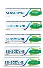 Sensodyne Toothpaste Fresh Mint daily sensitivity protection (5X150G) FREE SHIP