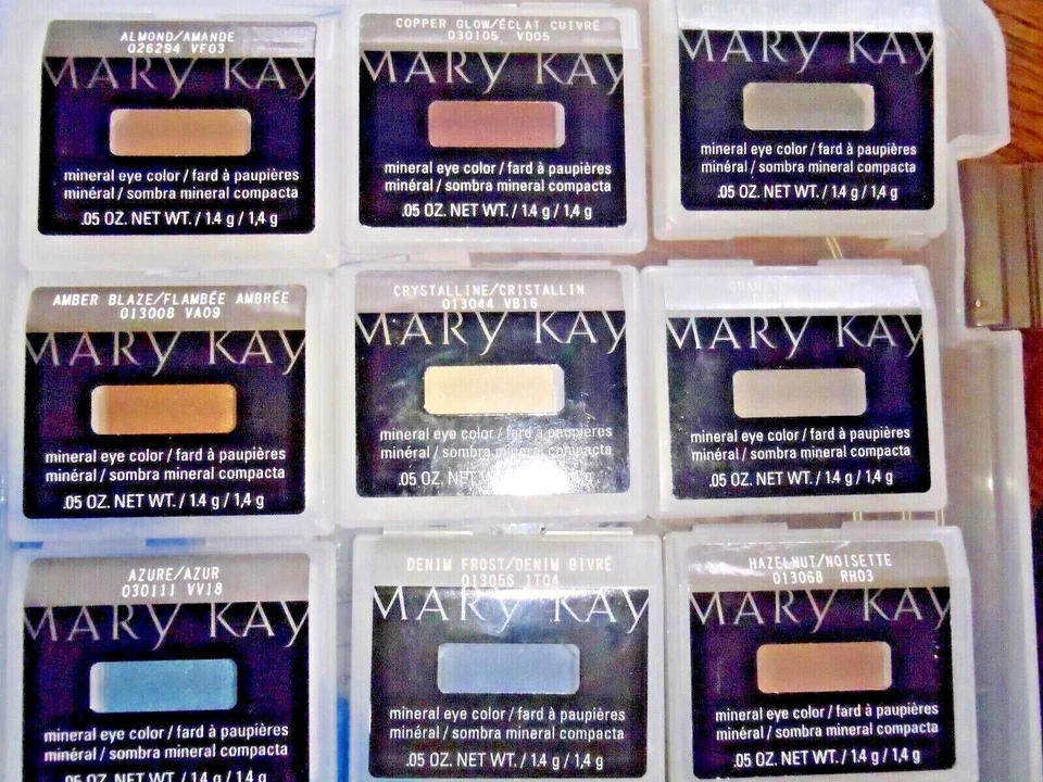 MARY KAY **MINERAL EYE COLOR**  U SELECT FRESH READ 6 Different = FREE PRIMER OR - Image 2 of 4