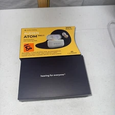 Audien Atom Pro 2 Rechargeable OTC Hearing Aids (LIGHTLY USED!)