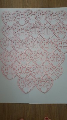 Download Alphabet Layered Hearts Svg Cutting Files All 26 Letters Offer 8 Ebay
