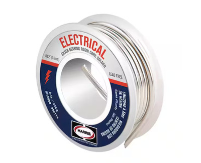The Harris 8 oz. Lead-Free Rosin Core Solder for Electrical Use 0.62  / 1.6mm