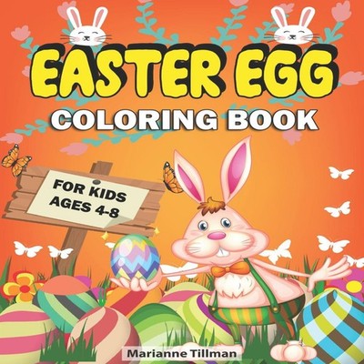 Easter Egg Coloring Book For Kids Ages 4-8 Coloring activity book