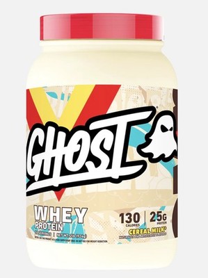GHOST Whey Protein Powder, Cereal Milk  2LB 25G Protein Blend 28 Servings
