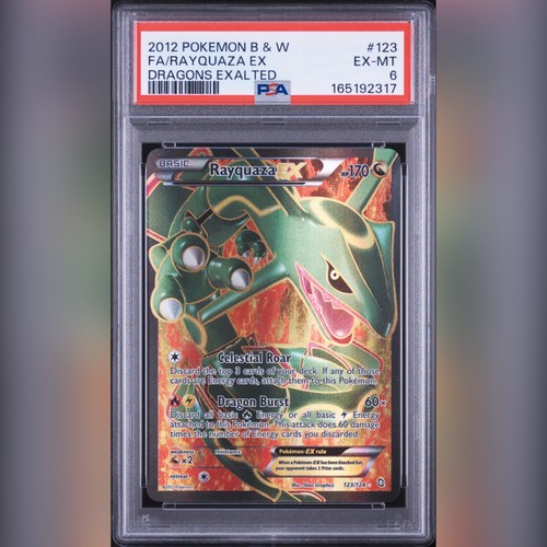 Rayquaza-EX graded PSA 6 for sale on eBay