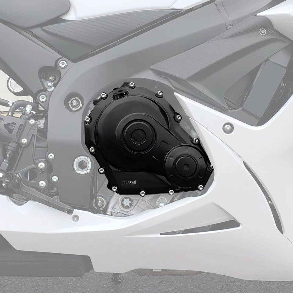 Cubierta del cárter del motor del embrague del estator apta para Suzuki GSXR 600 GSXR 750 2008-2024 Foto 4 de 4