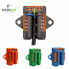 Stromverteiler Verteilerblock mit 3x WAGO 221...