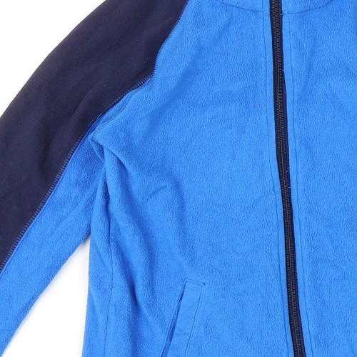 Mountain Warehouse Boys Blue Colourblock Fleece Jacket 7-8 Years - Picture 11 of 12