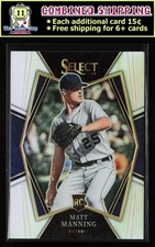 2022 Panini Select Holo #114 Matt Manning Detroit Tigers RC