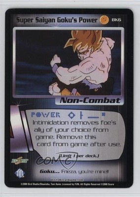 2000 Score Dragon Ball Z CCG - Burger King Promos Super Saiyan Goku's Power #BK6