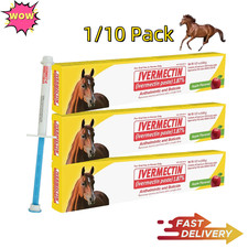 1/10 Pack New Paste Wormer Horse Dewormer Apple Flavor US Free Shipping
