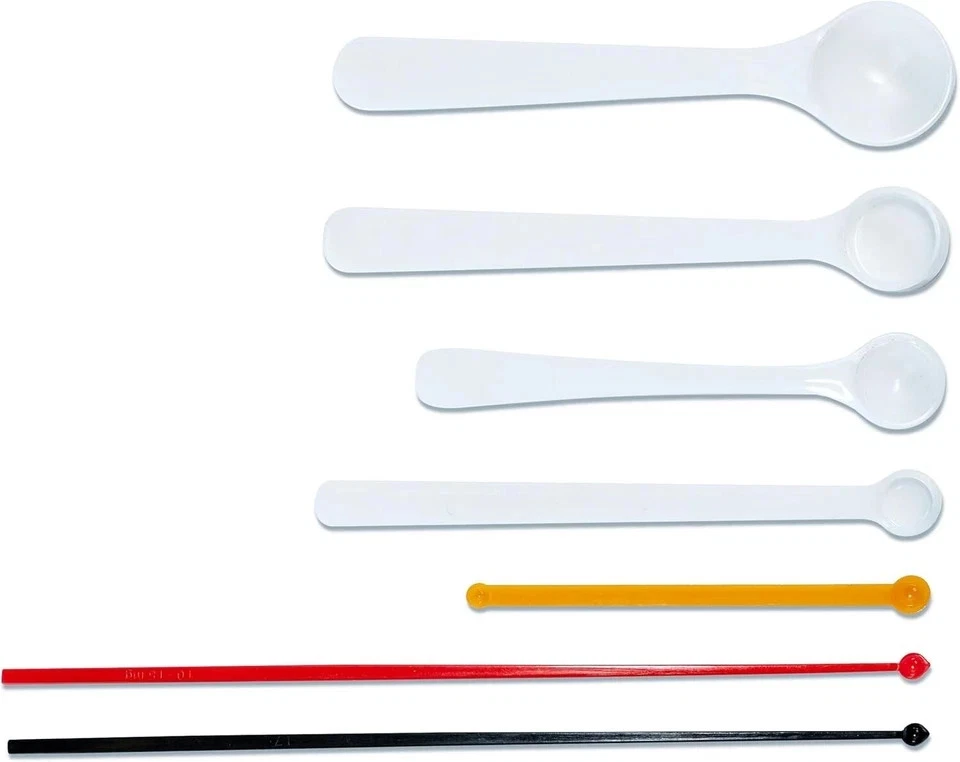 Dosing spoon set 7-piece milligram measuring spoons precise powder tools - Image 3 of 4