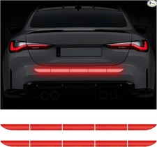 2-Pack Waterproof Reflective Anti-Tailgating Warning Decals for Car Trunk or Rea