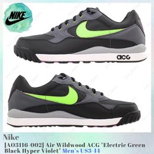 Nike ACG Wildwood Black Electric Green for Sale | Authenticity