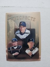 1999 Topps Chrome Prospects Ben Davis Robert Fick Michael Barrett #208