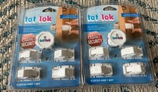 Tot Lok Magnetic Cabinet Child Proofing 2- Packs New Sealed